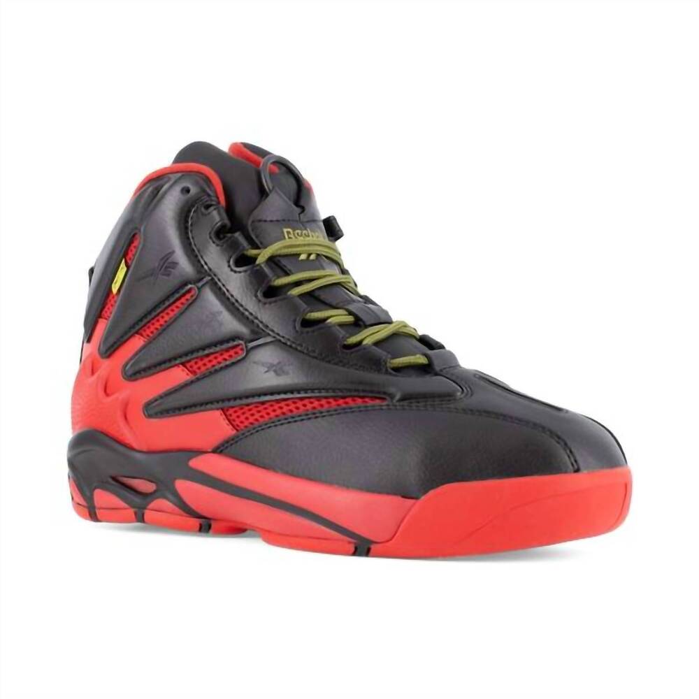 NEW REEBOK WORK men's work met-guard the blast work high top athletic shoe in bl